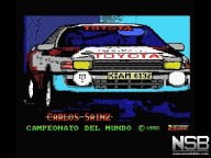 Carlos Sainz: Campeonato del Mundo de Rallies [MSX]