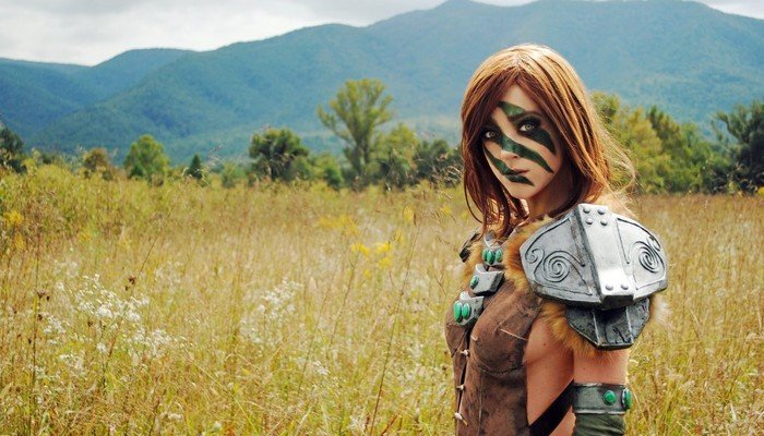 Aela, la cazadora de Skyrim