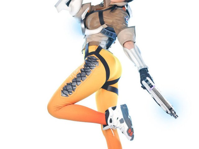 Cosplay de Tracer, la aventurera de Overwatch 8