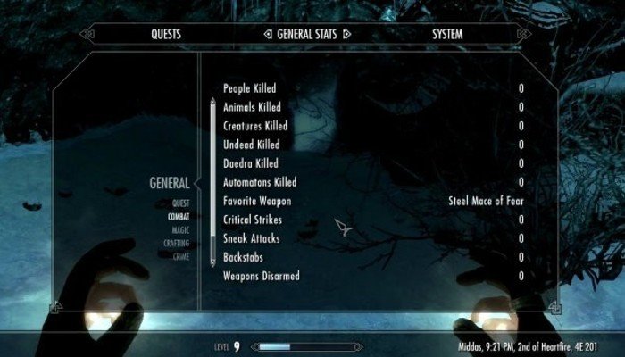 Ha llegado a Nivel 9 en Skyrim sin matar a nadie