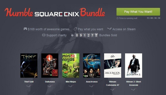 Humble Square Enix Bundle llega con grandes títulos