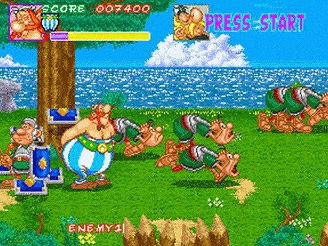 Retro Review Astérix Arcade Game 15