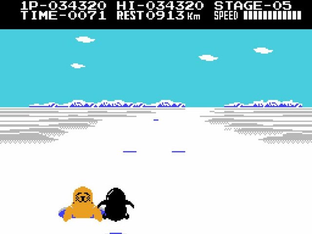 Retro Review de Antartic Adventure 9