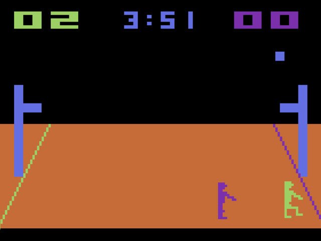 Retro Review de Basketball (Atari 2600) 2