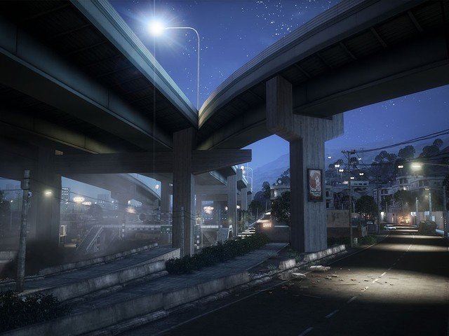 Tehran Highway, un mapa nocturno que mezcla escenarios de vehículos y a pie